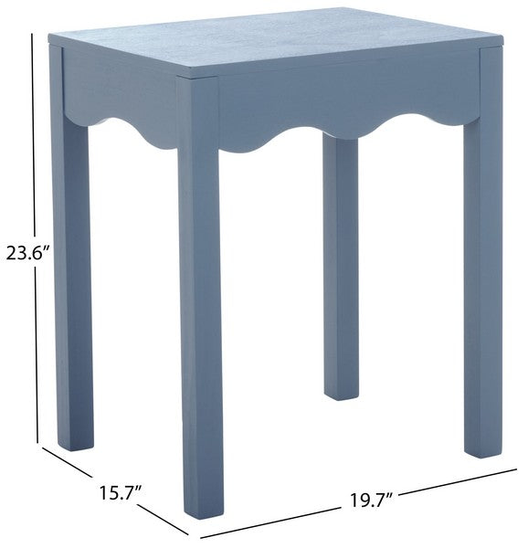 Lilith Square Wave Accent Table