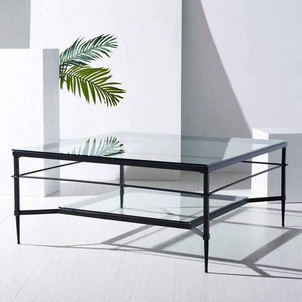 Mieka Glass Cocktail Table