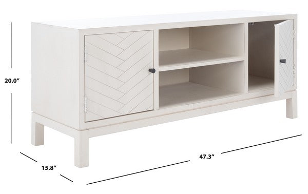 Ajana 2 Door 1 Shelf Media Stand