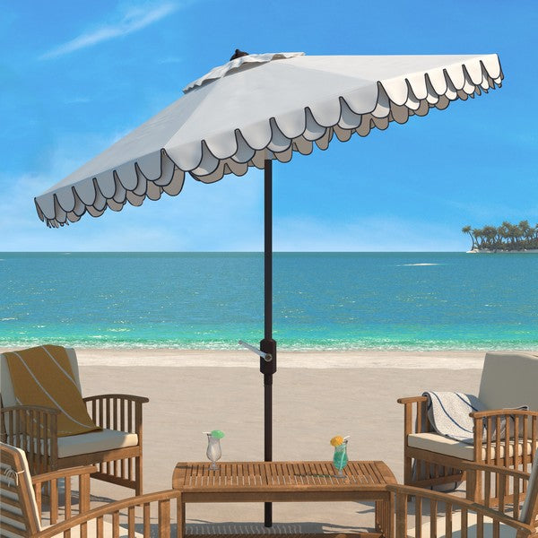 Elegant Valance 9ft Auto Tilt Umbrella