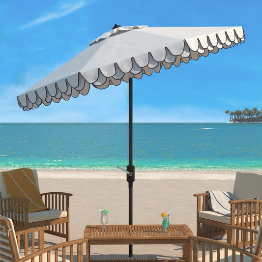 Elegant Valance 9ft Auto Tilt Umbrella