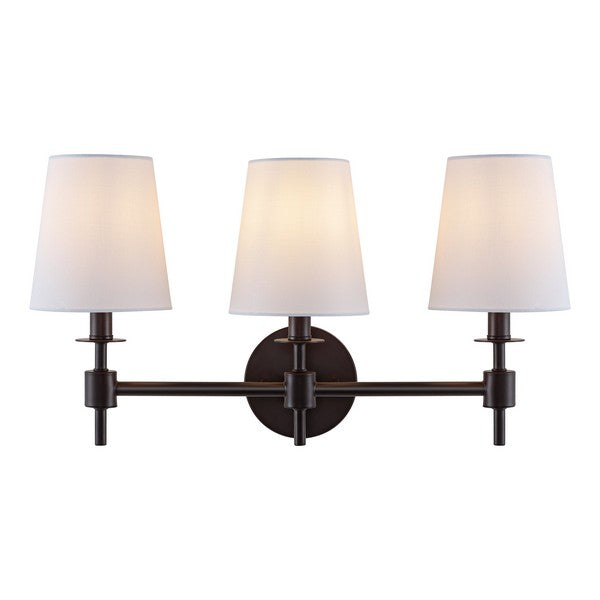 Davielle 3 Light Black Iron Wall Sconce