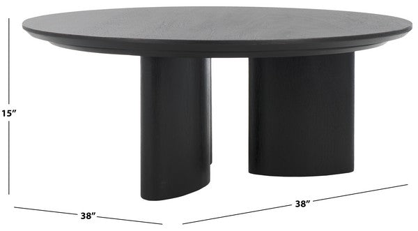 Barnard Round Wood Coffee Table