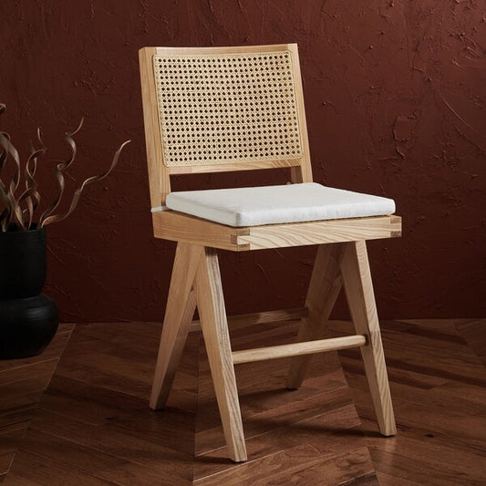 Colette Rattan Counter Stool