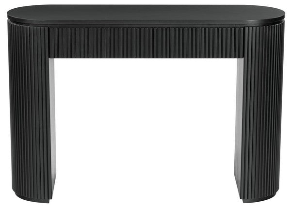 Rikki Fluted 1 Drawer Wood Console
