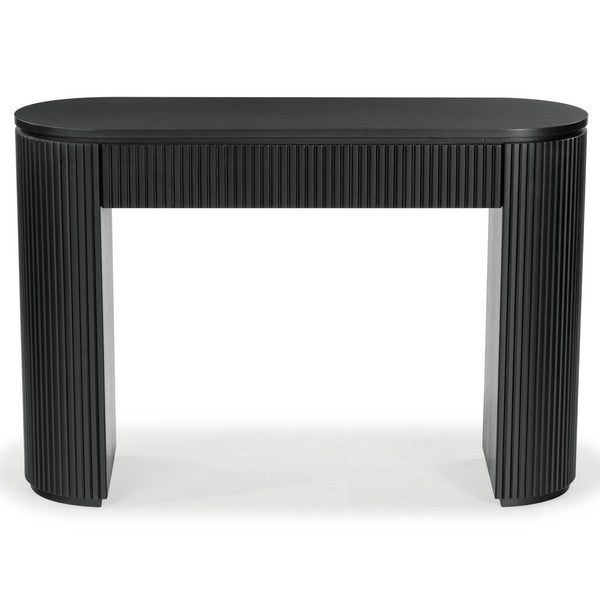 Rikki Fluted 1 Drawer Wood Console