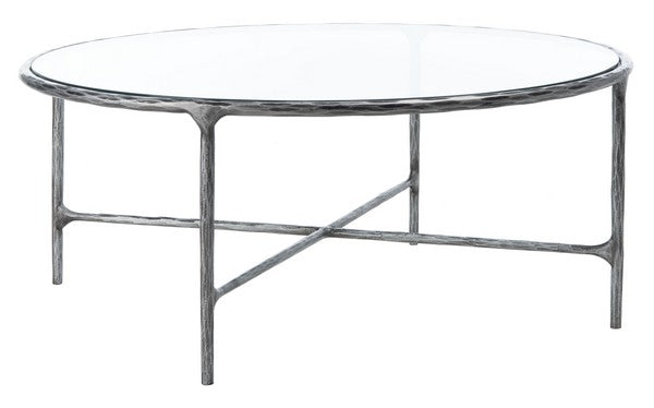 Jessa Round Metal Coffee Table