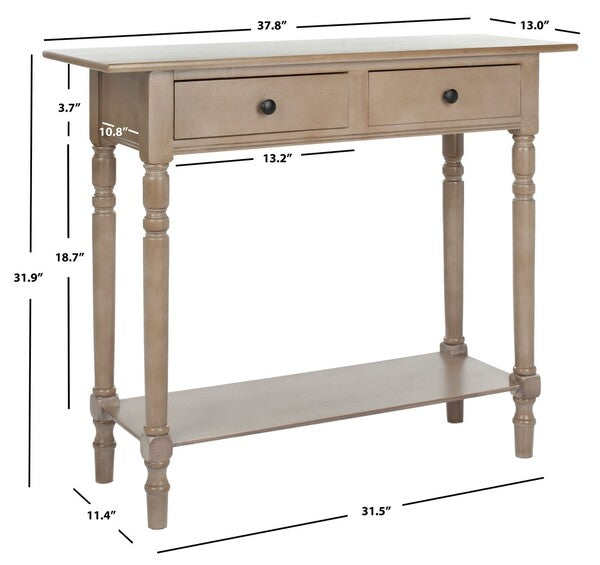 Rosemary 2 Drawer Console