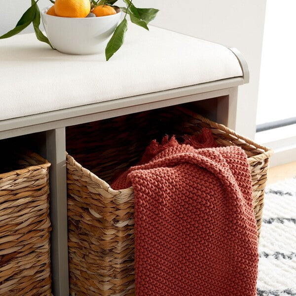 Freddy Wicker Storage Bench