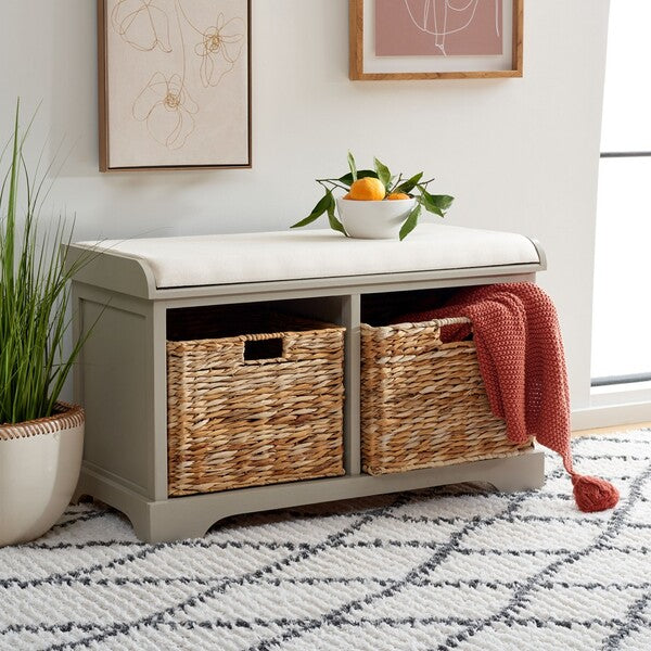 Freddy Wicker Storage Bench
