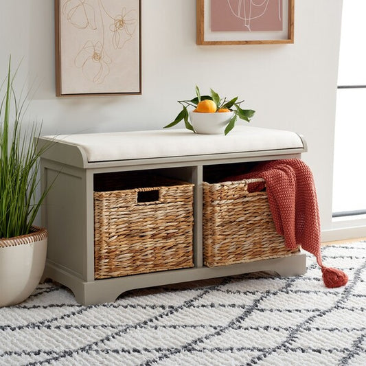 Freddy Wicker Storage Bench