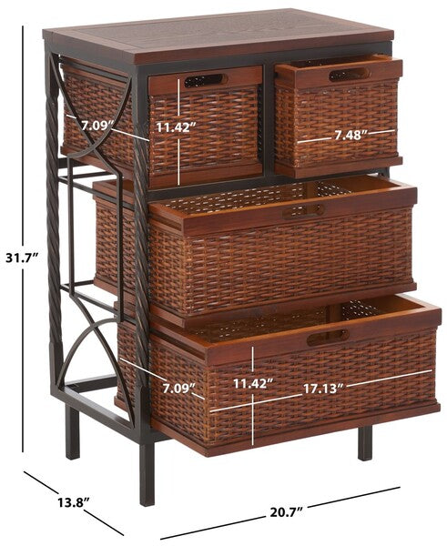 Andrew 4 Drawer Storage Unit