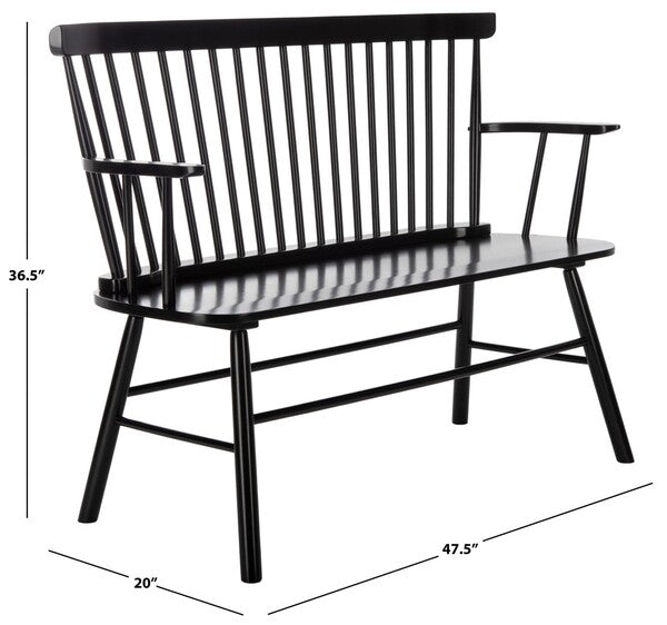 Addison Spindle Back Settee