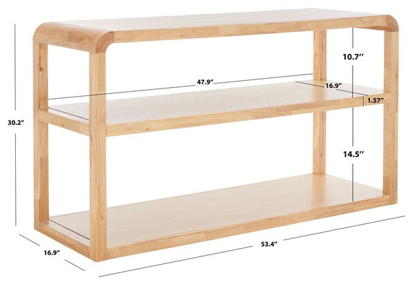 Omara 3 Tier Console Table