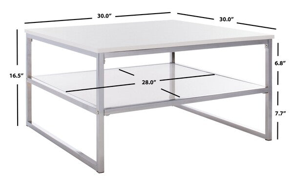Aliza 2 Tier Square Coffee Table