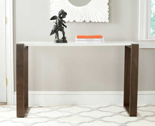 Bartholomew Mid Century Scandinavian Lacquer Console Table