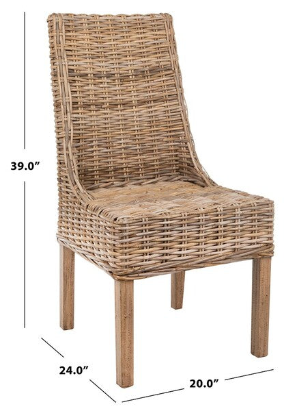 Suncoast 18''h Rattan Arm Chair ( Set Of 2 )