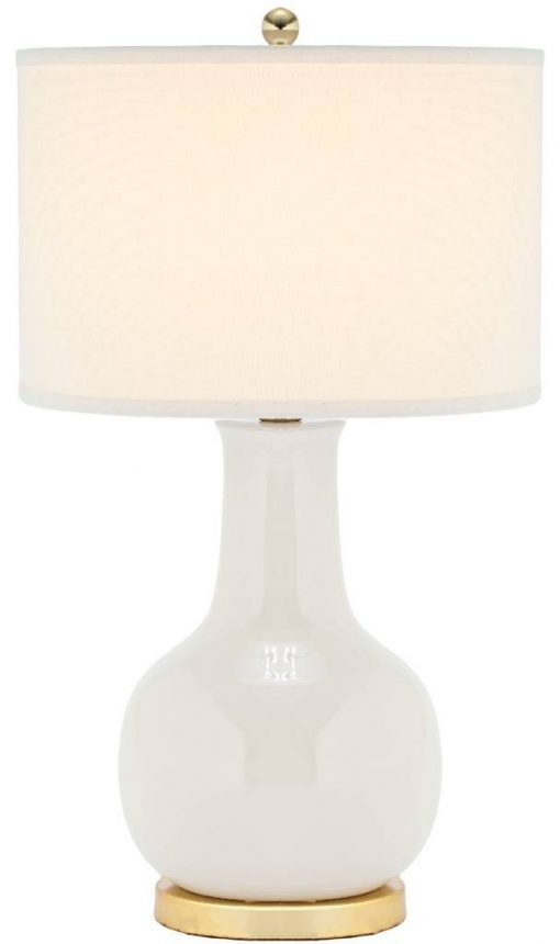 Gray Ceramic Paris Lamp