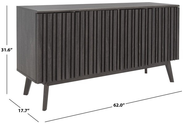 Helena 4 Door 4 Shelf Media Stand
