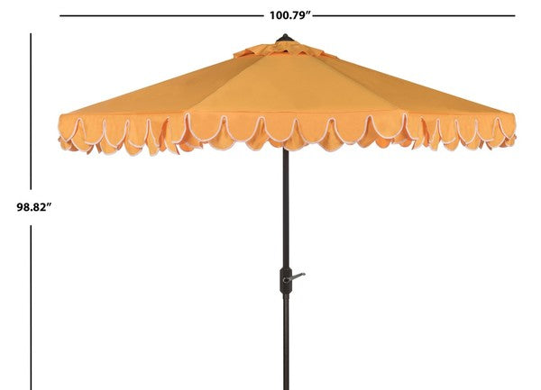 Elegant Valance 9ft Umbrella