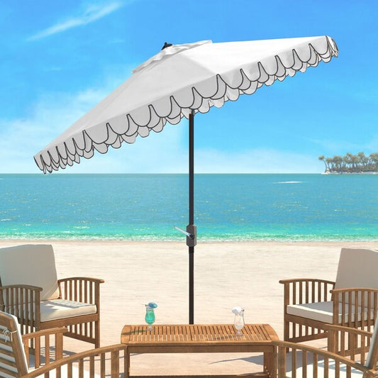 Elegant Valance 9ft Auto Tilt Umbrella