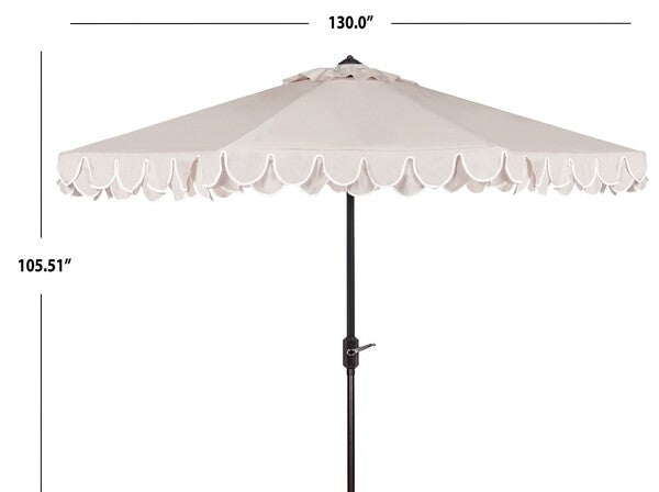 Elegant Valance 11ft Round Umbrella