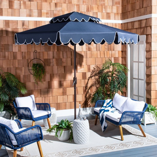 Venice 9ft Round Double Top Crank Umbrella