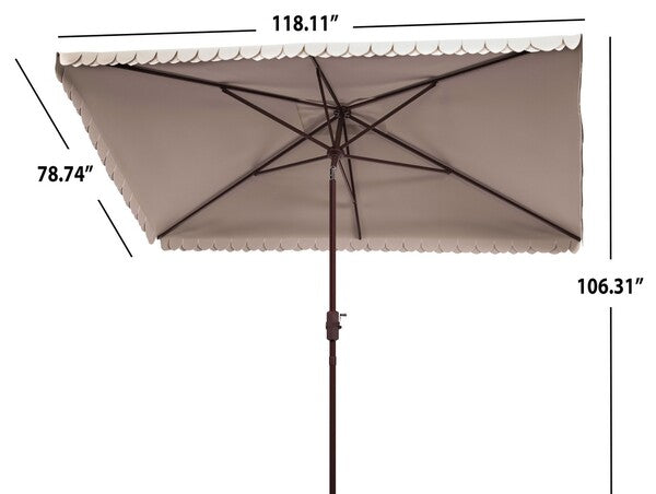 Elegant Valance 6.5 X 10 Ft Rect Umbrella
