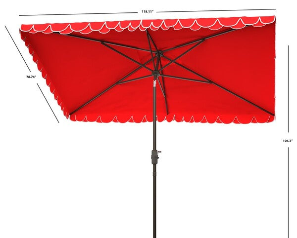 Elegant Valance 6.5 X 10 Ft Rect Umbrella