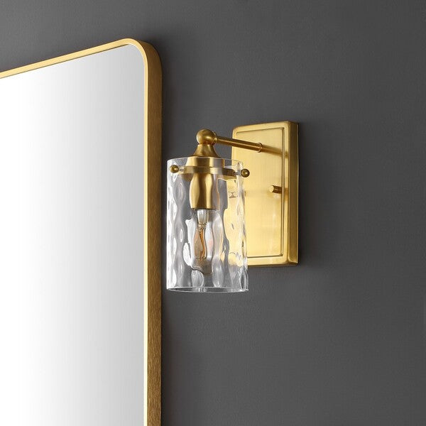 Jobie Brass Iron / Glass Sconce