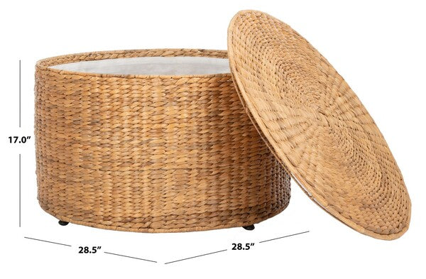 Jesse Wicker Storage Coffee Table