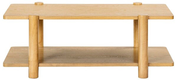 Edisyn 2 Shelf Wood Coffee Table