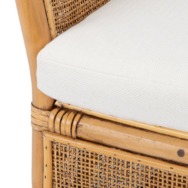 Jessica Rattan Accent Chair W / Cushion