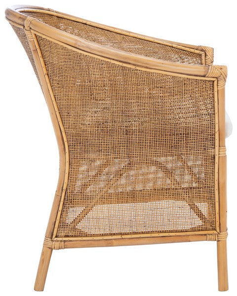 Jessica Rattan Accent Chair W / Cushion