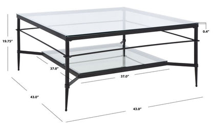 Mieka Glass Cocktail Table