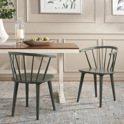 Blanchard 18''h Curved Spindle Side Chair-Set of 2