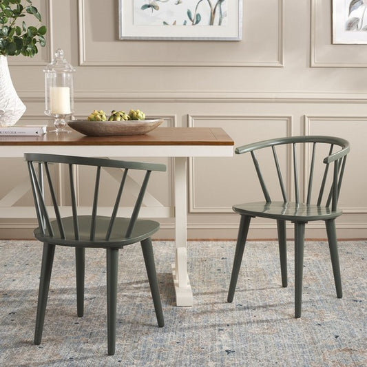 Blanchard 18''h Curved Spindle Side Chair-Set of 2