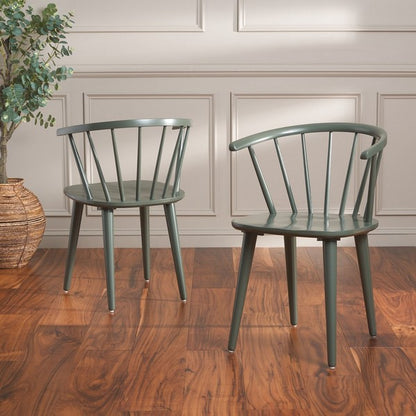 Blanchard 18''h Curved Spindle Side Chair-Set of 2