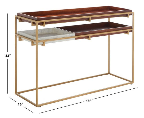 Akari Marble Console Table