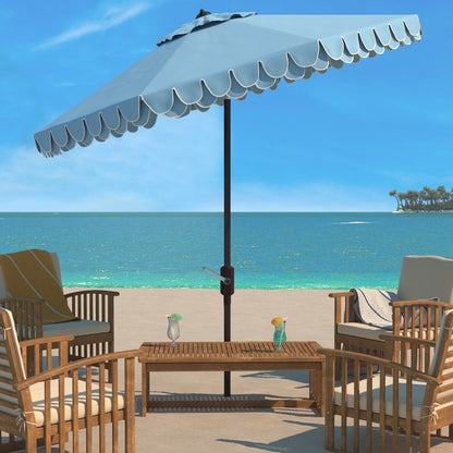 Elegant Valance 9ft Auto Tilt Umbrella