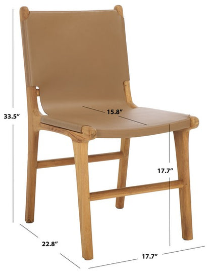 Cassaphina Leather Dining Chair-Set of 2