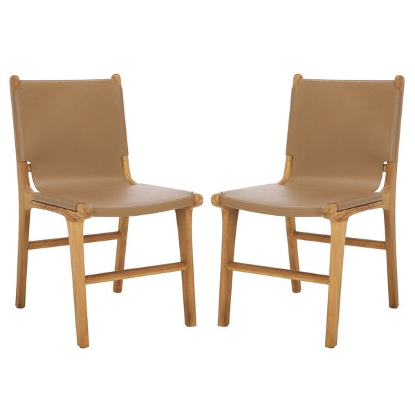 Cassaphina Leather Dining Chair-Set of 2
