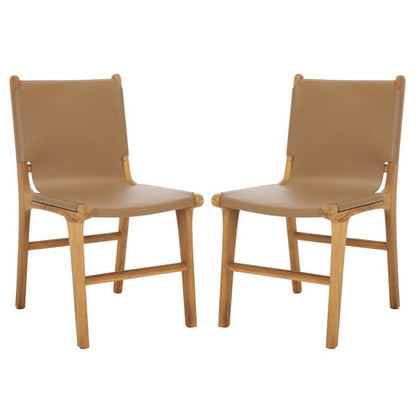 Cassaphina Leather Dining Chair-Set of 2