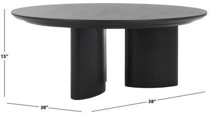 Barnard Round Wood Coffee Table
