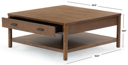 Jaylessa Wood 1 Drawer Coffee Table
