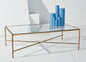 Jessa Rectangle Metal Coffee Table