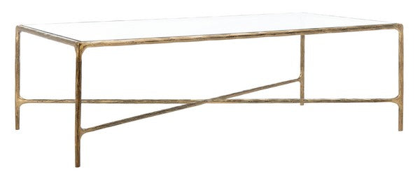 Jessa Rectangle Metal Coffee Table