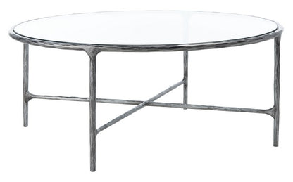 Jessa Round Metal Coffee Table