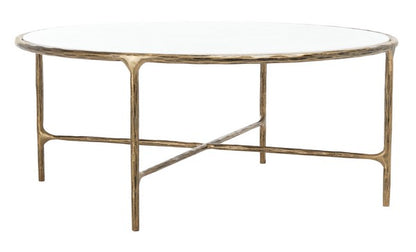 Jessa Round Metal Coffee Table
