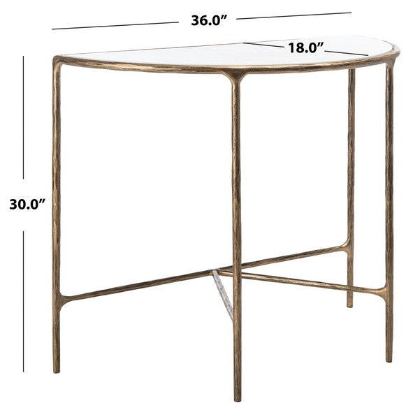 Jessa Forged Metal Console Table